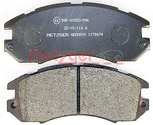 METZGER 1170474 Bremsbelagsatz, Scheibenbremse